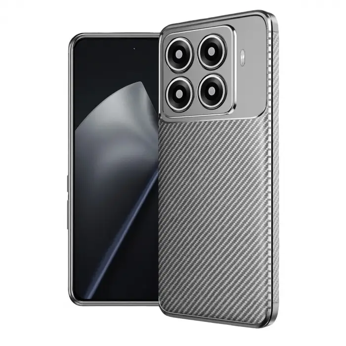 Mi 15T Pro Auto Focus Karbon Kapak - Gri