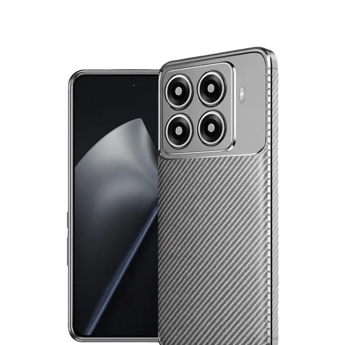 Mi 15T Pro Auto Focus Karbon Kapak - Gri