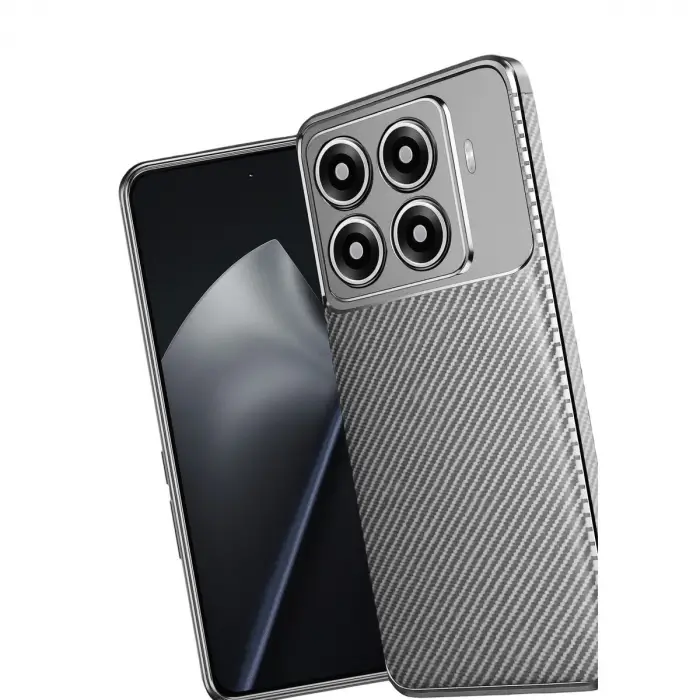 Mi 15T Pro Auto Focus Karbon Kapak - Gri