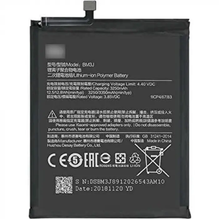 Mi 8 Lite Uyumlu Batarya (BM3J)