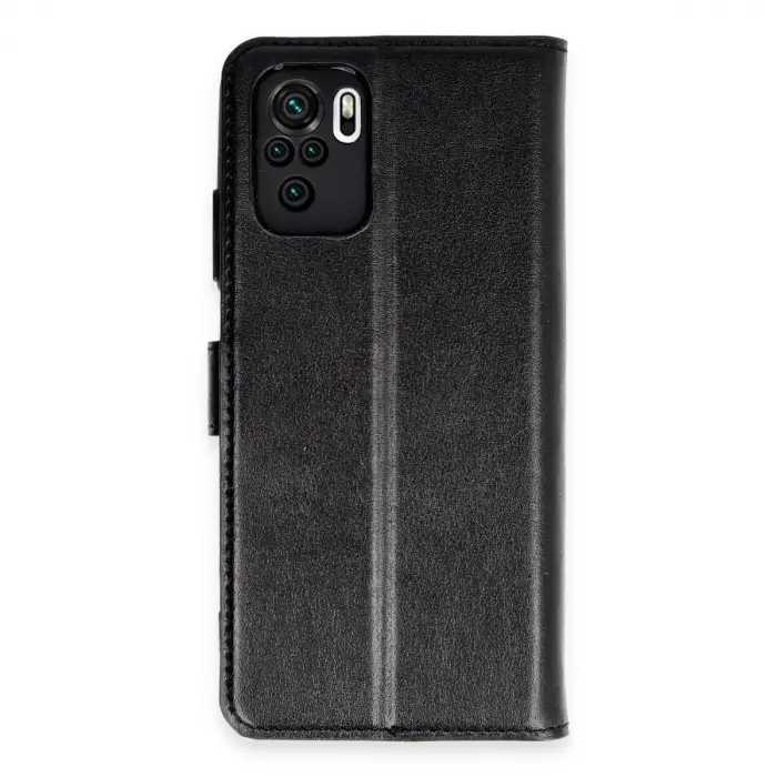 Mi Note 10 Trend S Plus Kapaklı Kılıf - Siyah