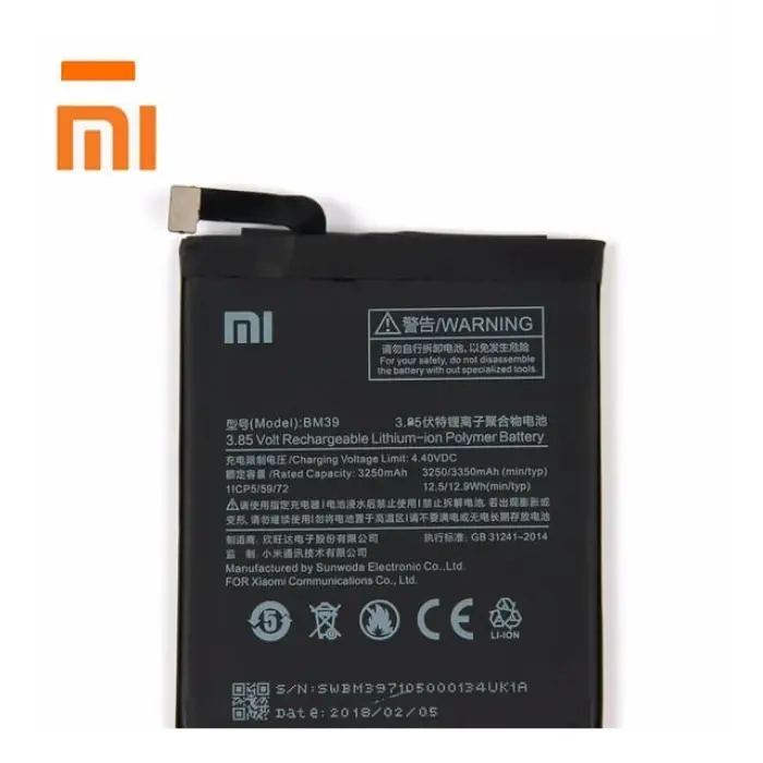 Mi6 (BM39) Batarya Pil