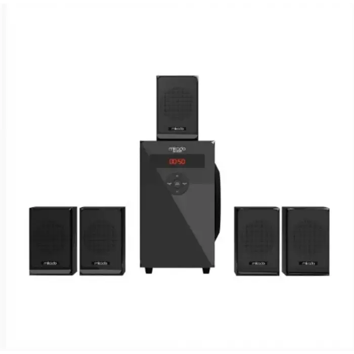 Mikado MD-582BT 5+1 110W Siyah Usb+SD+FM Destekli Multimedia Bluetooth Speakerr