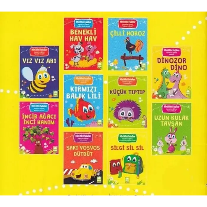 Mini Mini Fabllar Dizisi (10 Kitap Takım)