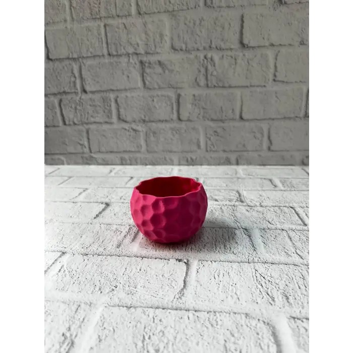 Mini Mor Dekoratif Saksı 5 cm Modern Masaüstü Bitki Saksısı