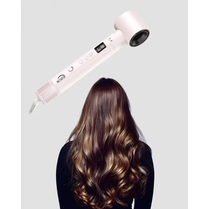 Motorlu LCD Ekranlı Saç Şekillendirme Seti