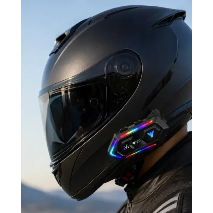 Motosiklet Kaskı İçin Bluetooth Intercom Kulaklık Uzun Pil Ömrü