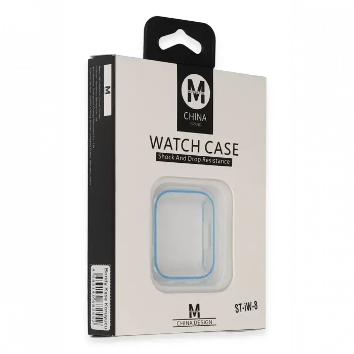 Movenchy Apple Watch 45mm Bondy Kasa Koruyucu - Mavi