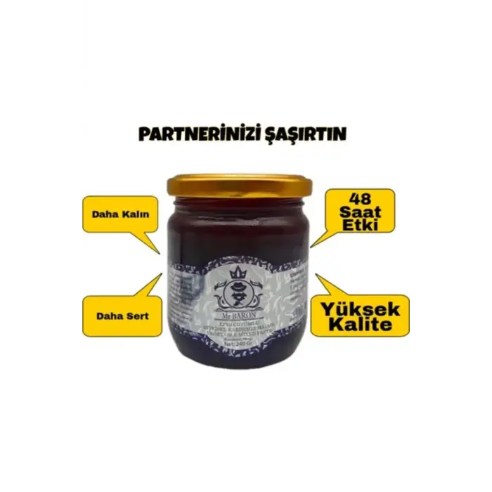 Mr. Baron Mucizevi Erkeklere Özel  Doğal Macun 240 gr