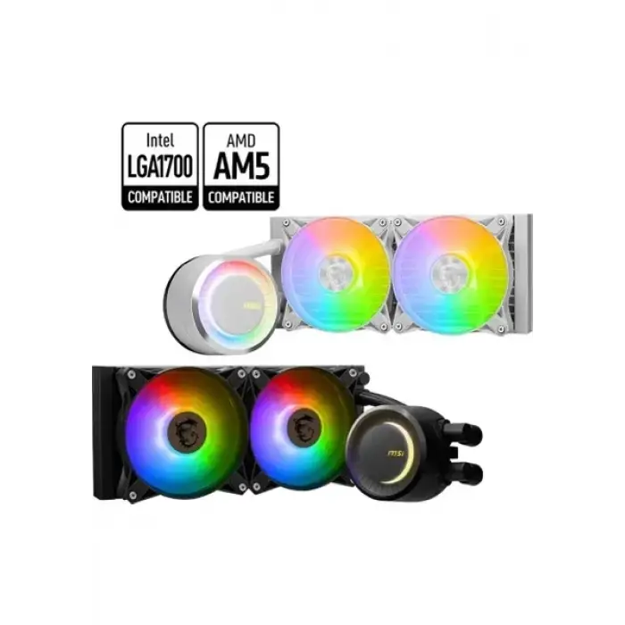 MSI MAG CORELIQUID E240 ARGB LED 240MM SIVI SOĞUTMA