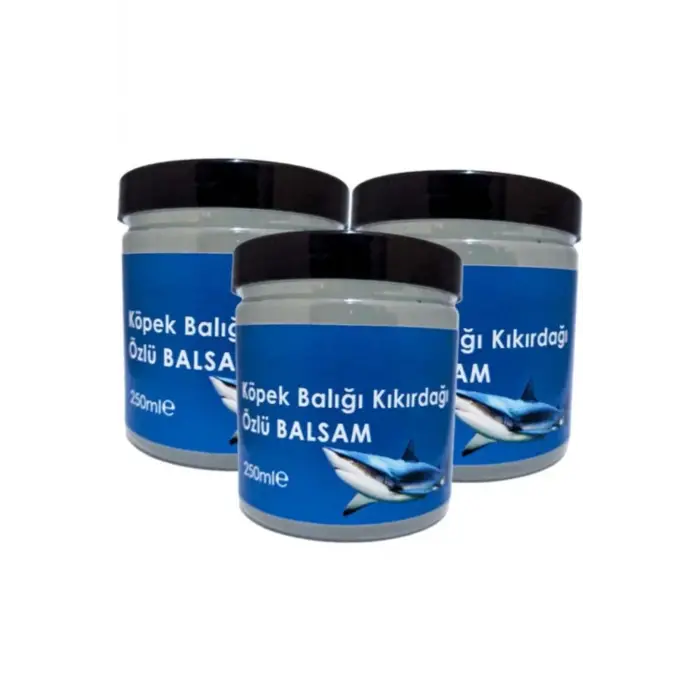 Mucizevi Köpekbalığı Kremi  250 ml 3 Tane Birden