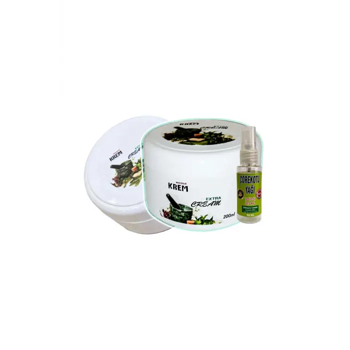 Mucizevi Krem Rahatlatıcı Bakım Masaj Kremi 2x125 ml+30 ml Çörek Otu Yağı ile