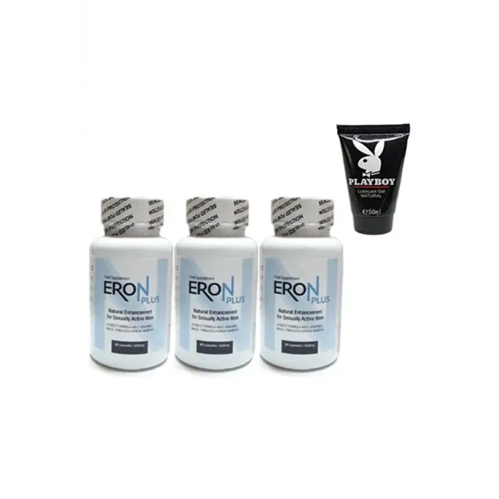 Mucizevi Lubricant 50 ml Jel +3 Adet Eron Plus 60LI Erkeklere Özel