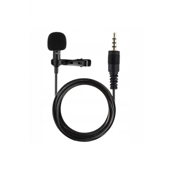 Newface 3.5mm Jak 1.5 Metre Double Mikrofon - Siyah