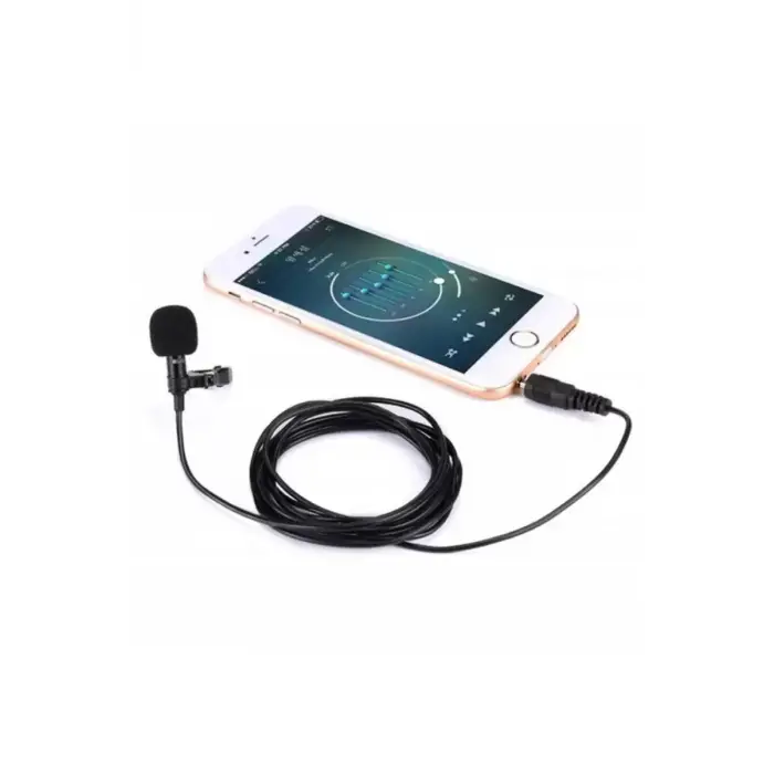 Newface 3.5mm Jak 1.5 Metre Double Mikrofon - Siyah