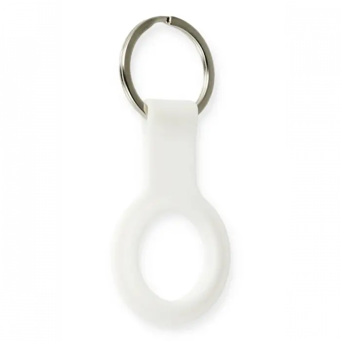 Newface Airtag Silikon Kılıf - Beyaz