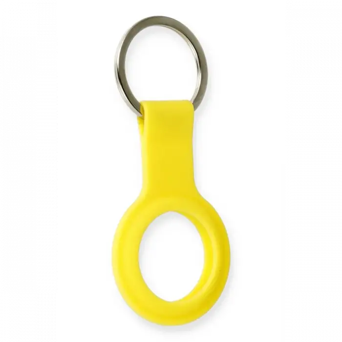 Newface Airtag Silikon Kılıf - Sarı