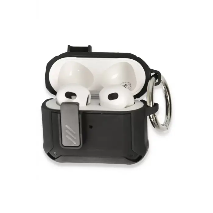 Newface Apple Airpods 3 (3.nesil) Truva Kılıf - Siyah