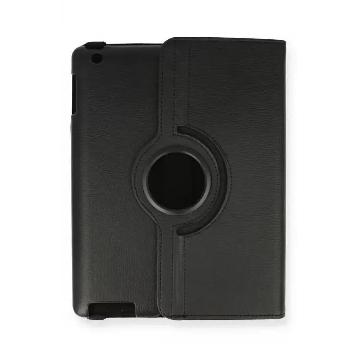 Newface Apple iPad 4 9.7 Kılıf 360 Tablet Deri Kılıf - Siyah