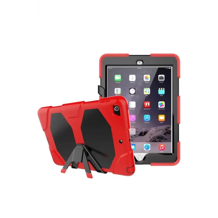 Newface Apple iPad 5 Air 9.7 Kılıf Griffin Tablet Kapak - Kırmızı