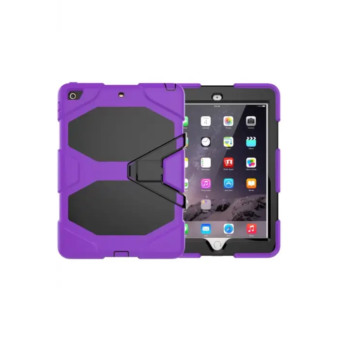 Newface Apple iPad 5 Air 9.7 Kılıf Griffin Tablet Kapak - Mor