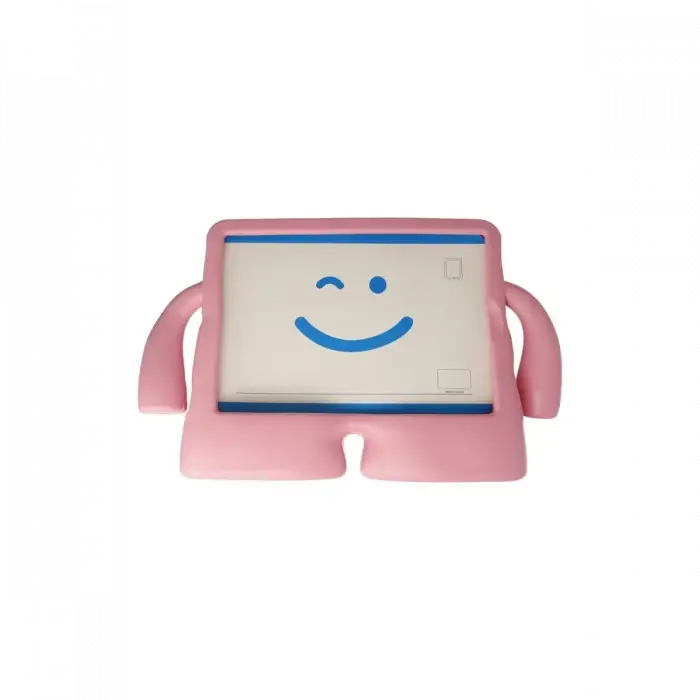 Newface Apple iPad Pro 13 (2024) Karakter Tablet Silikon - Açık Pembe