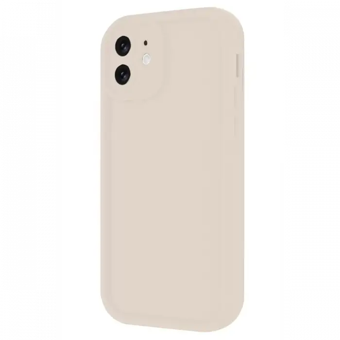 Newface Apple iPhone 11 Kılıf Viera Silikon - Krem