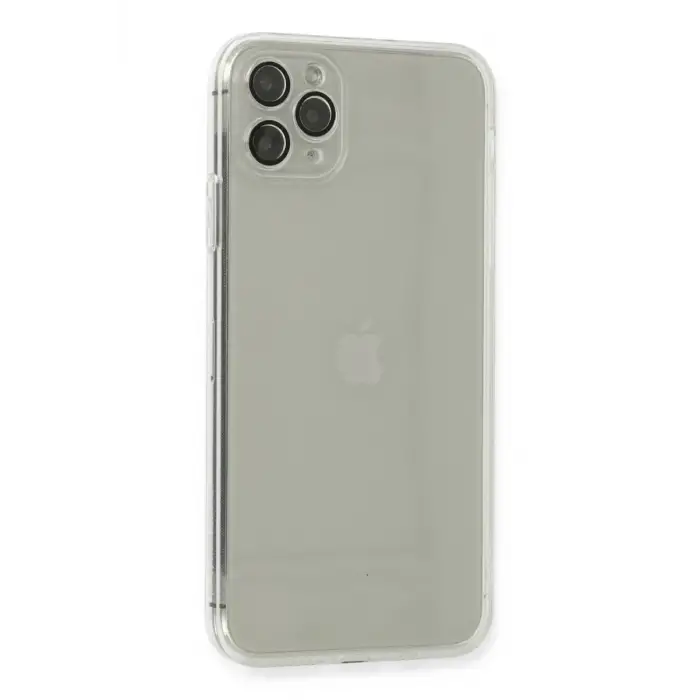 Newface Apple iPhone 11 Pro Kılıf Fly Lens Silikon - Şeffaf