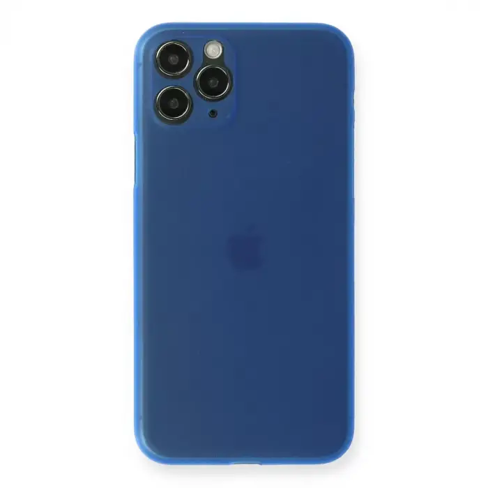 Newface Apple iPhone 11 Pro Kılıf PP Ultra İnce Kapak - Mavi