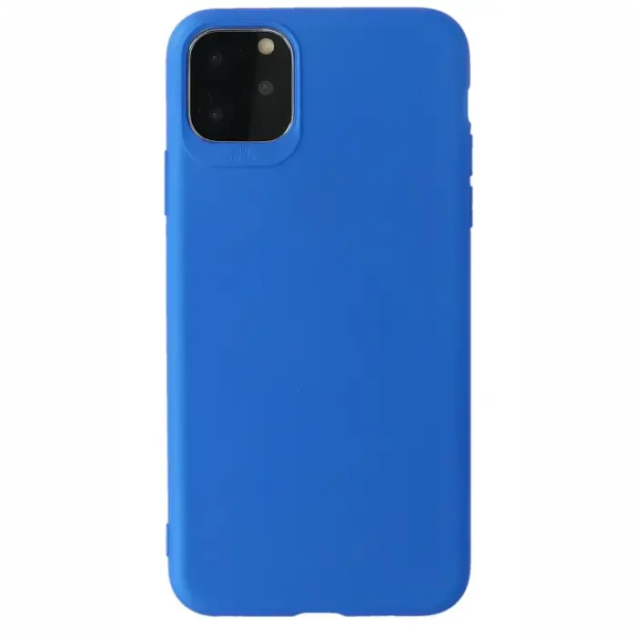 Newface Apple iPhone 11 Pro Max Kılıf First Silikon - Mavi