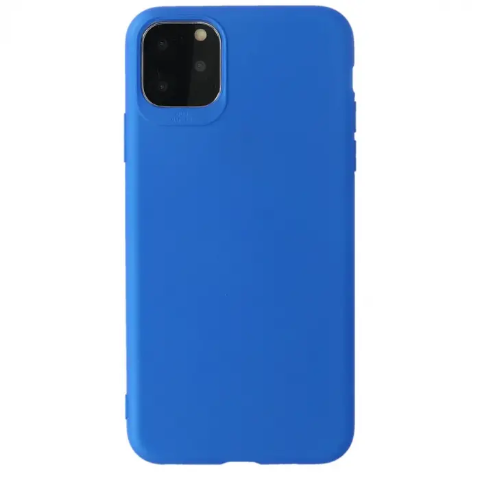 Newface Apple iPhone 11 Pro Max Kılıf First Silikon - Mavi