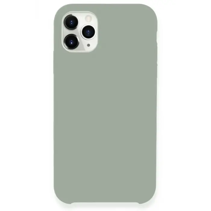 Newface Apple iPhone 11 Pro Max Kılıf Lansman Legant Silikon - Açık Gri