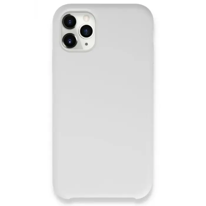 Newface Apple iPhone 11 Pro Max Kılıf Lansman Legant Silikon - Beyaz