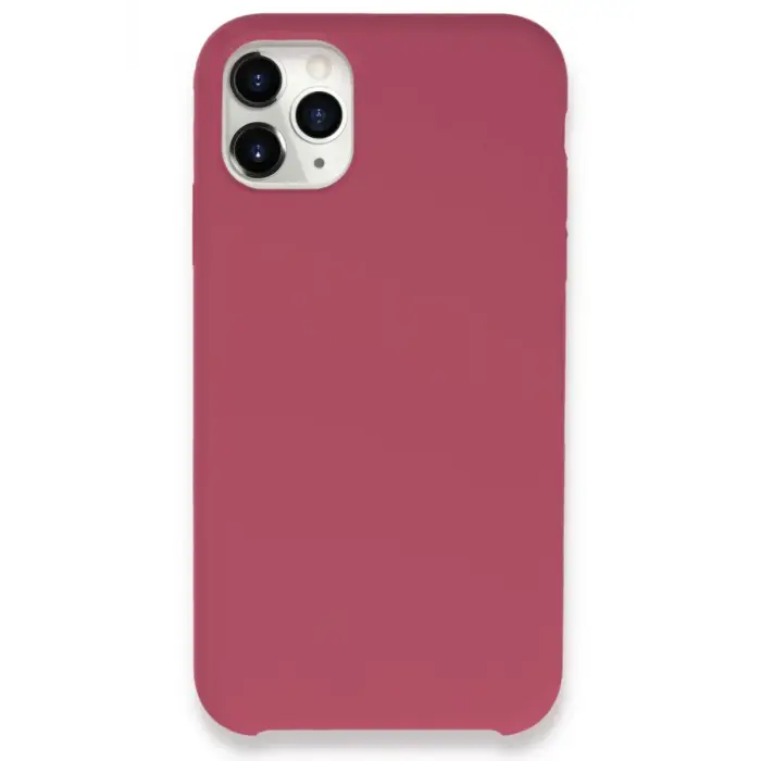Newface Apple iPhone 11 Pro Max Kılıf Lansman Legant Silikon - Fuşya