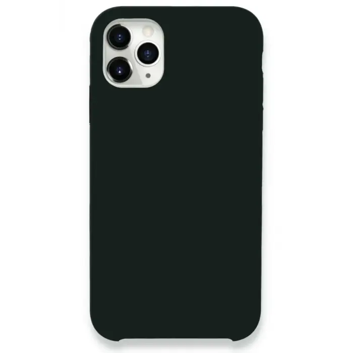 Newface Apple iPhone 11 Pro Max Kılıf Lansman Legant Silikon - Koyu Yeşil