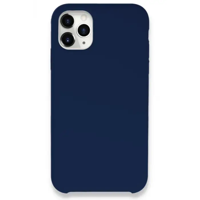 Newface Apple iPhone 11 Pro Max Kılıf Lansman Legant Silikon - Lacivert