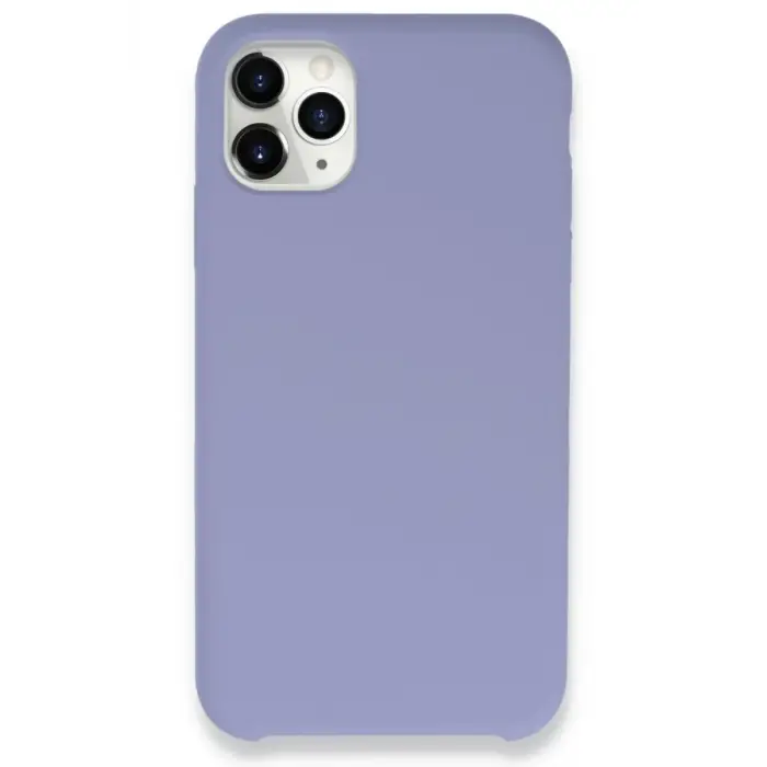 Newface Apple iPhone 11 Pro Max Kılıf Lansman Legant Silikon - Lila