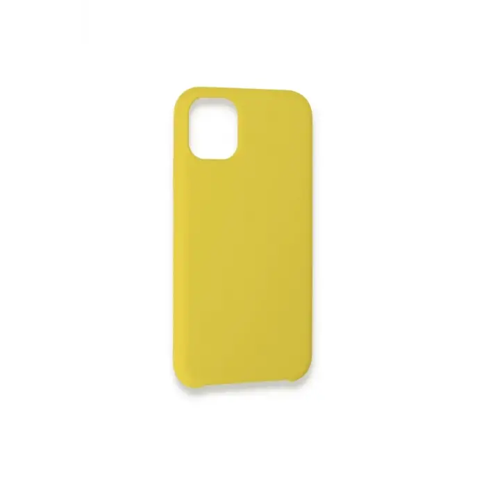 Newface Apple iPhone 11 Pro Max Kılıf Lansman Legant Silikon - Sarı