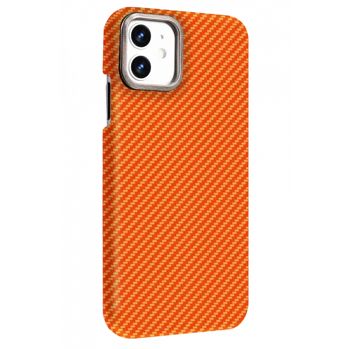 Newface Apple iPhone 11 Vega Magsafe Kapak - Turuncu