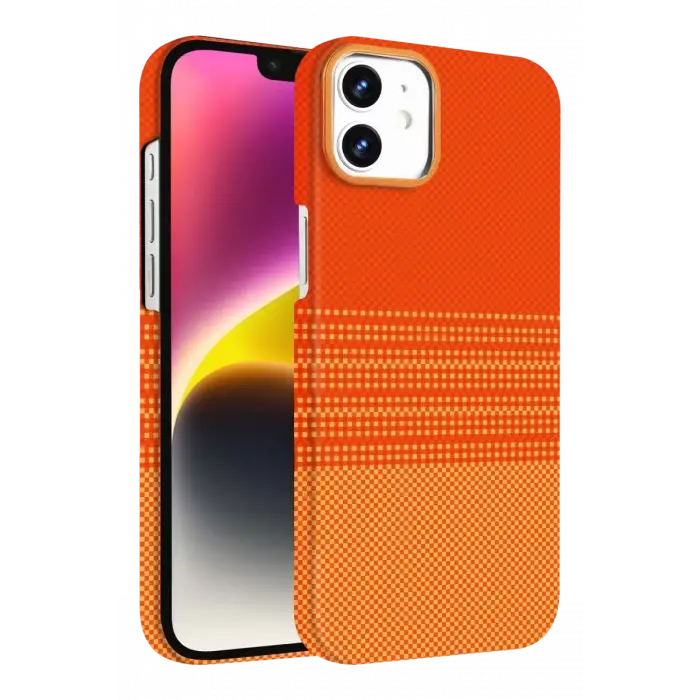 Newface Apple iPhone 11 Vega Magsafe Kapak - Turuncu