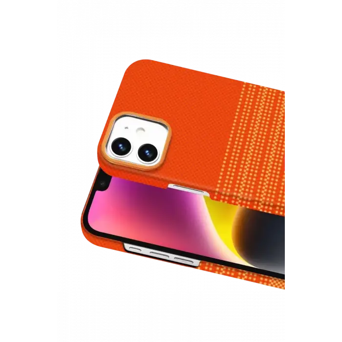 Newface Apple iPhone 11 Vega Magsafe Kapak - Turuncu