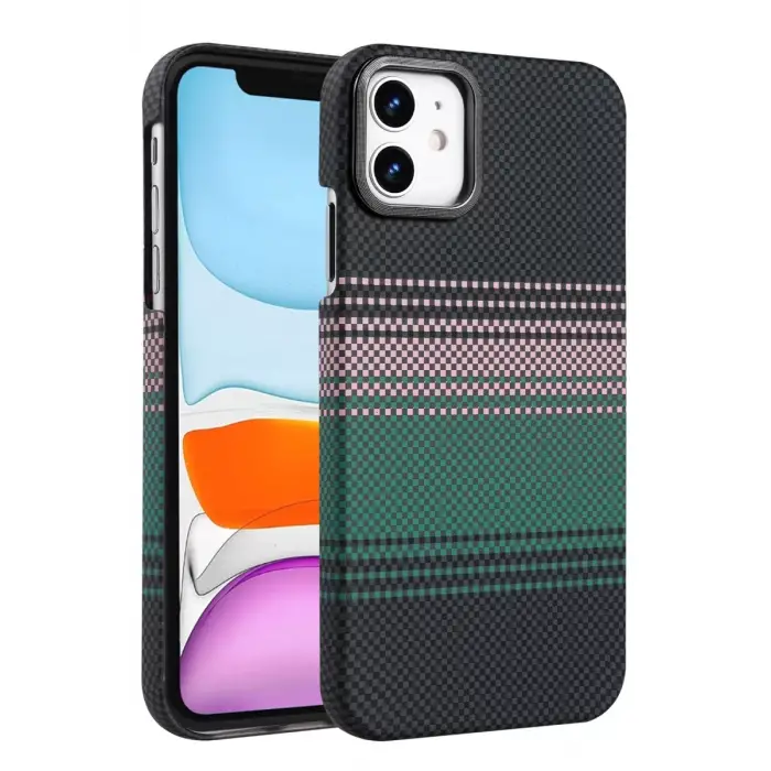 Newface Apple iPhone 11 Vega Magsafe Kapak - Yeşil