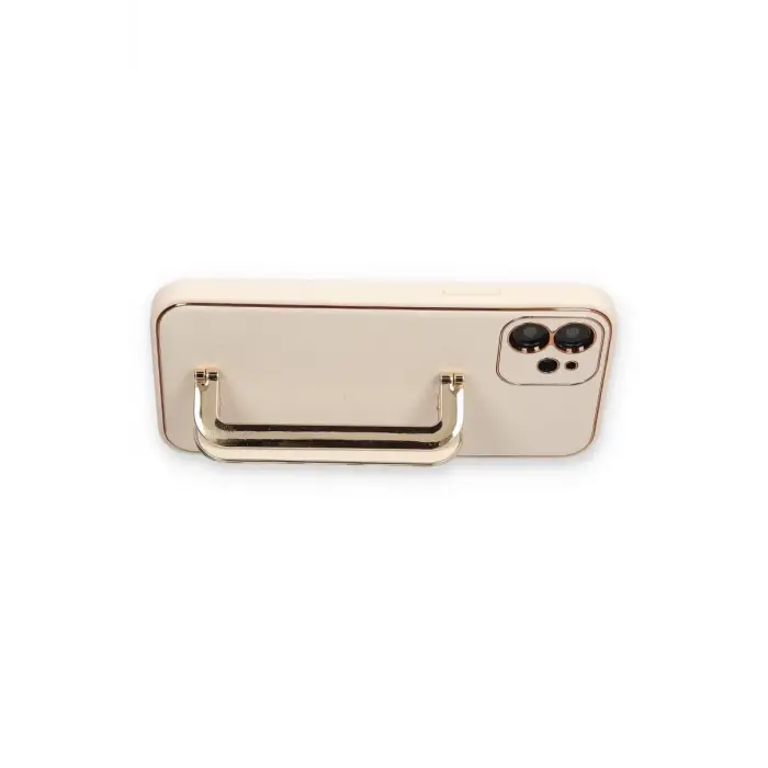Newface Apple iPhone 12 Kılıf Coco Elit Kapak - Gold