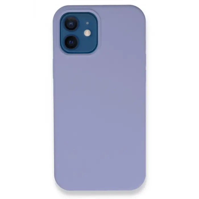 Newface Apple iPhone 12 Kılıf Lansman Legant Silikon - Lila