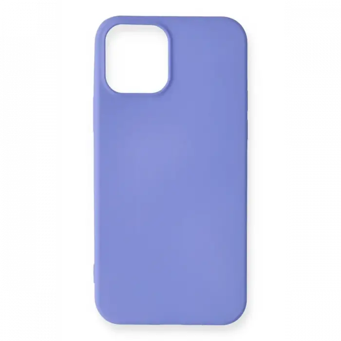 Newface Apple iPhone 12 Mini Kılıf First Silikon - Mor