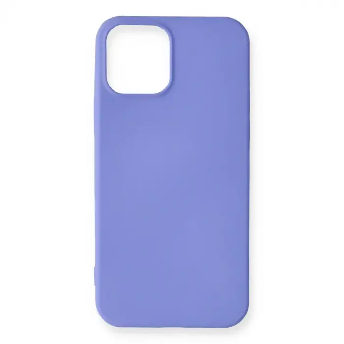 Newface Apple iPhone 12 Mini Kılıf First Silikon - Mor