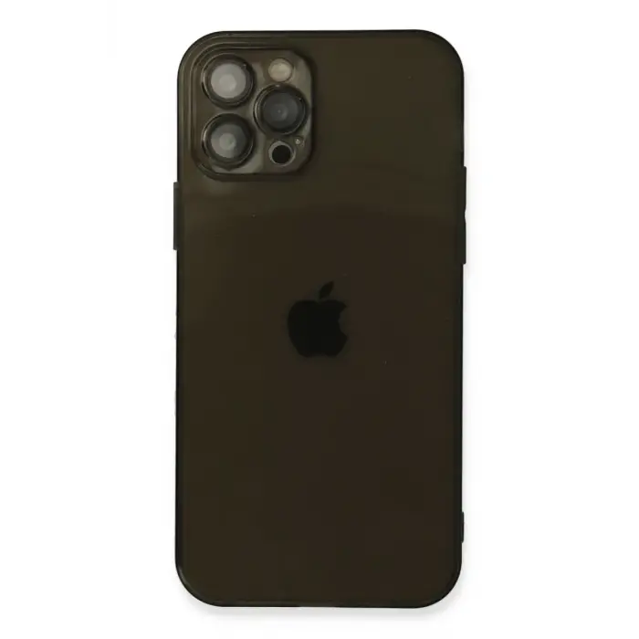 Newface Apple iPhone 12 Pro Kılıf Fly Lens Silikon - Siyah