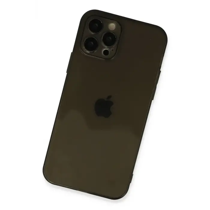 Newface Apple iPhone 12 Pro Kılıf Fly Lens Silikon - Siyah