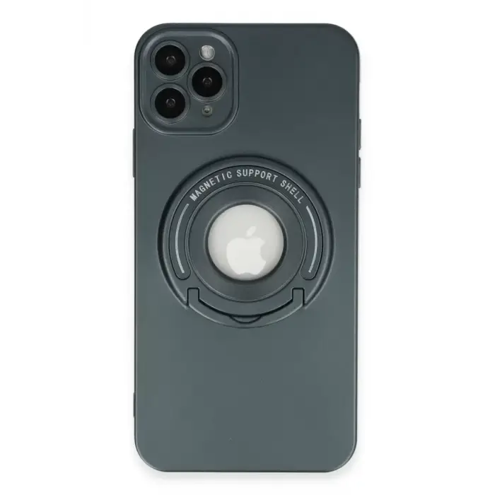 Newface Apple iPhone 12 Pro Kılıf Lukka Magneticsafe Kapak - Koyu Yeşil