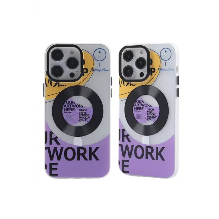 Newface Apple iPhone 12 Pro Max Kılıf Apollo Magneticsafe Desenli Kapak - Apollo Şeffaf - 6